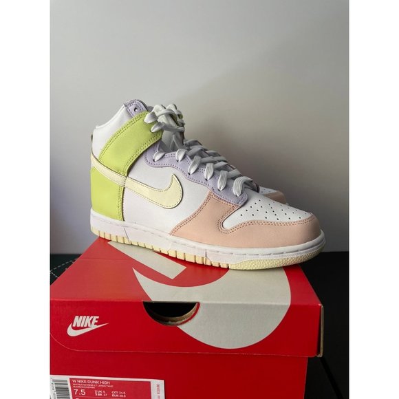 Nike Women's Dunk High - Multicolor / White - Picture 2 of 7